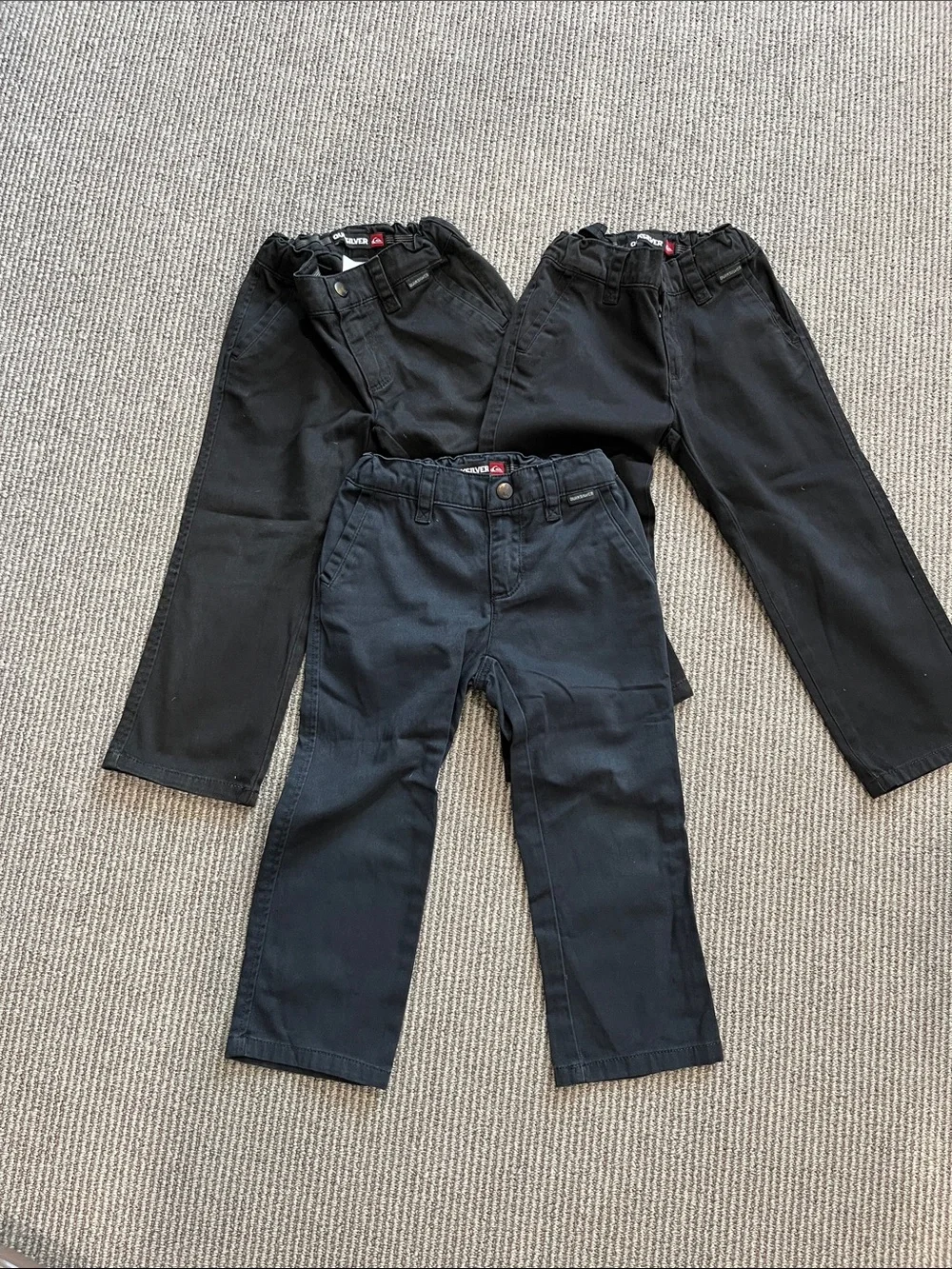3 Pack Quiksilver Boys' pants in Black and navy